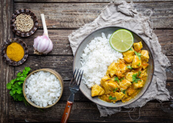 Pollo al curry all’italiana