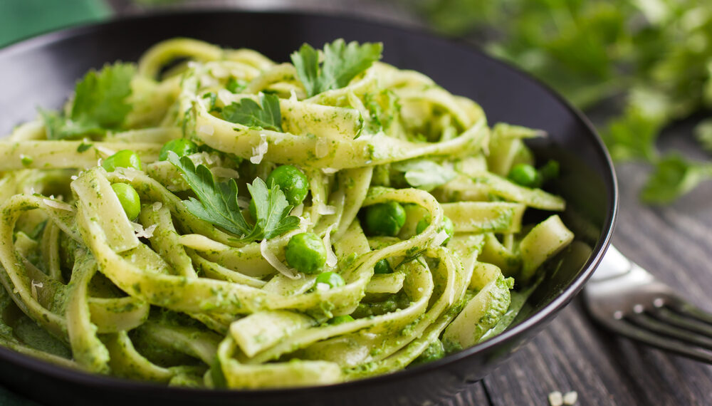 Pasta e piselli che sa di primavera