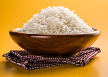 Riso con melone e agrumi