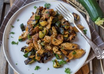 A dieta con gusto: pollo con zucchine e curry