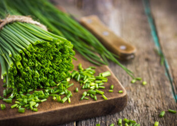 Come seccare l’erba cipollina per averla anche d’inverno