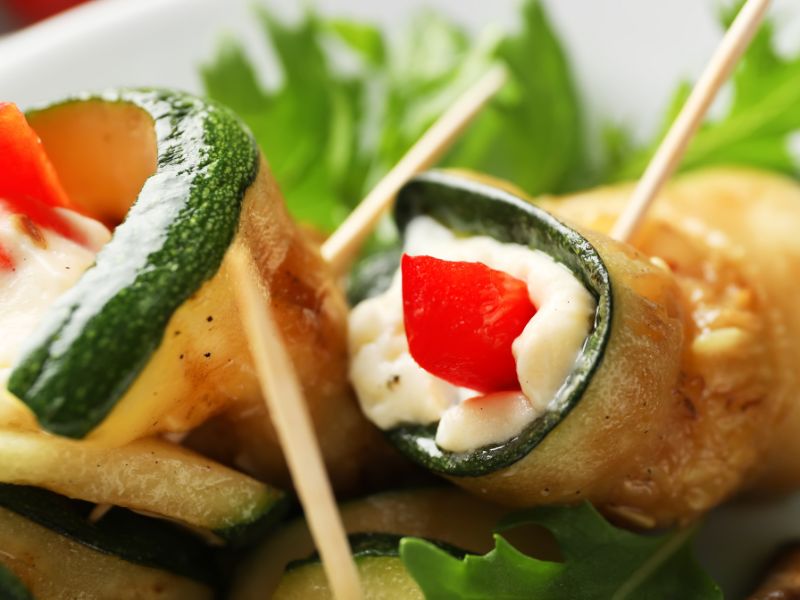 Involtini di zucchine: un antipasto fresco, perfetto per l’estate