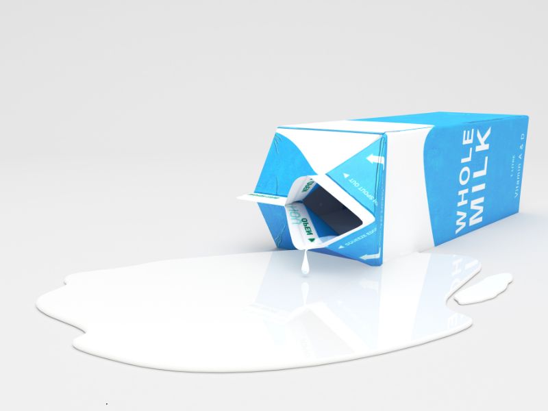 Il latte è un alimento sano e completo ma scegliere il giusto contenitore è importante