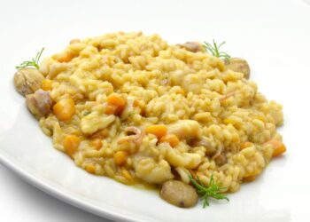 Risotto zucca e castagne