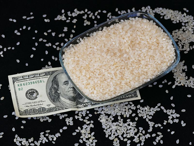 Aumentano i prezzi per il riso da risotto