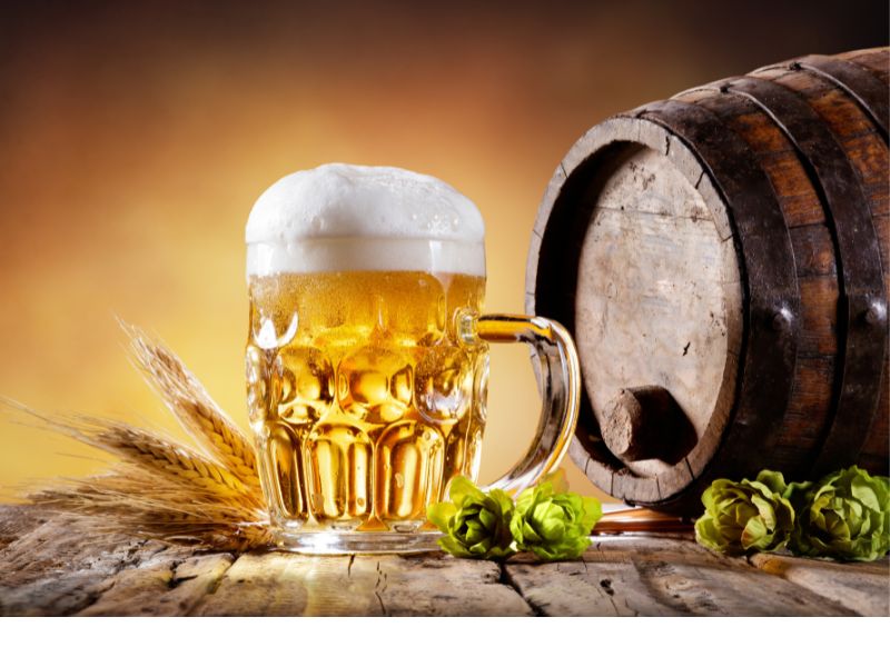 La birra si beve